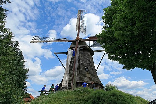 Wippingen - An der Mühle - Windmühle (dmt) 07 ies