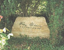Grabstätte von Fritz Wisten