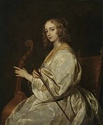 Anthonis van Dyck: Mary Ruthven (Gattin des Künstlers), ca. 1635-1640