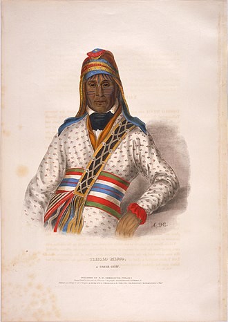 Chief Eufaula, also known as Yoholo-Micco, the leader of the Eufaula in Eufaula, Alabama Yoholo-Micco, a Creek chief.jpg