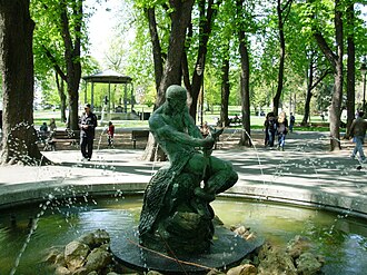 The fishing fountain