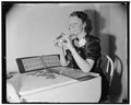 "Coin Collector." Washington, D.C., April 11. Mrs. Edness Wilkens, Secretary to Nellie Tayloe Ross, Director of the Mint, for the last four years has been collecting coins as a hobby, thru LCCN2016873388.tif