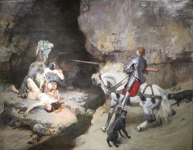File:'Saint George and the Monster' by Gustave Surand.JPG