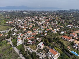 Aerial view of Oropos