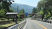 贄川宿付近 長野県塩尻市贄川