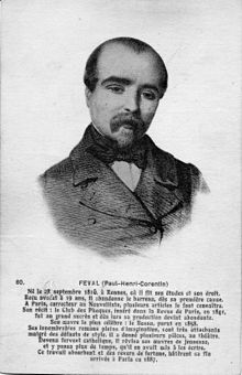 Paul Féval, postcard F. Château