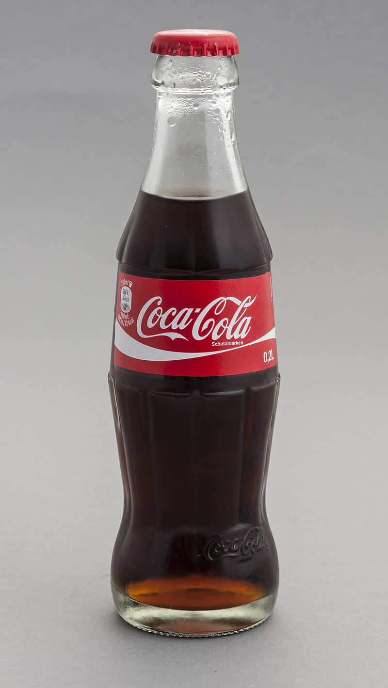 CocaCola 1 litre glass bottle