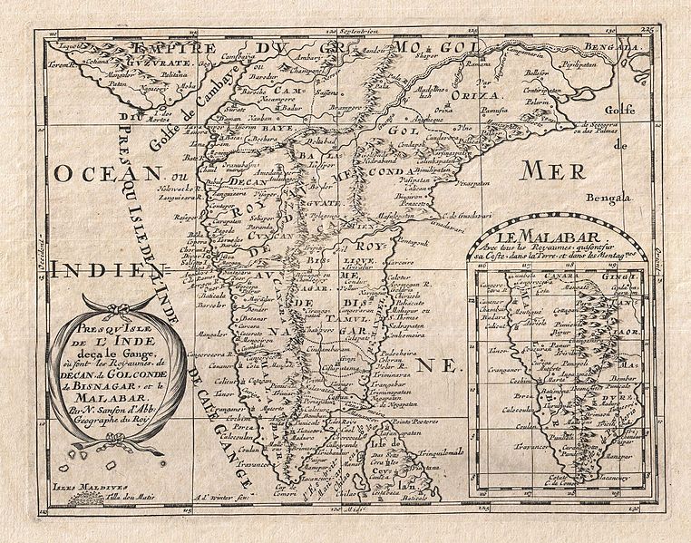 File:1652 Sanson Map of India - Geographicus - India-sanson-1652.jpg