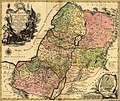 Tobías Conrad, Mapa de la Tierra Santa y las Doce Tribus de Israel, 1759.[19]​