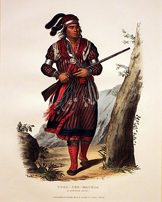 1833 Catlin Tuko-See-Mathla, Seminole Chief anagoria.jpg