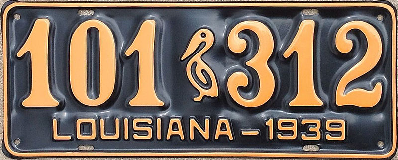 File:1939 Louisiana license plate.JPG
