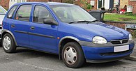 Vauxhall Corsa five-door (facelift)