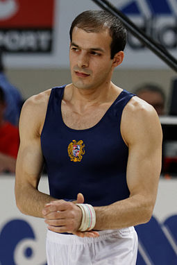 2015 European Artistic Gymnastics Championships - Pommel horse - Harutyum Merdinyan 02.jpg