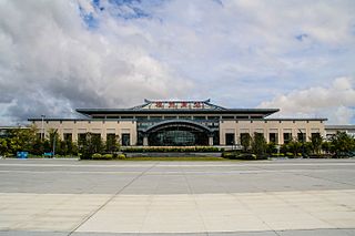 Fuzhou South railway station Railway station in Cangshan, Fuzhou