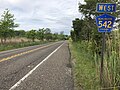 File:2018-05-22 07 45 31 View west along Burlington County Route 542 (Batsto-Bridgeport Road) just west of the Wading River in Washington Township, Burlington County, New Jersey.jpg