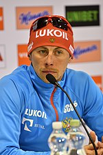 Thumbnail for File:20190227 FIS NWSC Seefeld Medal Ceremony Alexander Bessmertnykh 850 5197.jpg