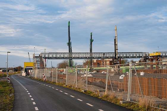 Construction site in Valkenburg