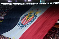 Mexico City, Mexico. 27th Feb, 2016. Cruz Azul's goalkeeper Jesus Corona  celebrates a score during the match of Day 8 of 2016 Closing Tourmament of  MX League against Monterrey in Mexico City