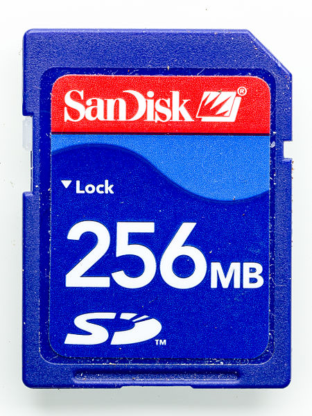 File:256 MB SD Card, SanDisk-2722.jpg