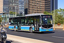 Foton BJ6129EVCA-N1 battery electric bus in Beijing, China 2641492 at Yuezhuang (20220923141128).jpg