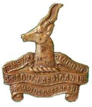 <span class="mw-page-title-main">3rd South African Infantry Regiment</span> Military unit