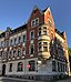 Tenement house from 1906, formerly with shop, with oriel window, in Falkenstein / Vogtl. Ferdinand-Lassalle-Strasse 41.