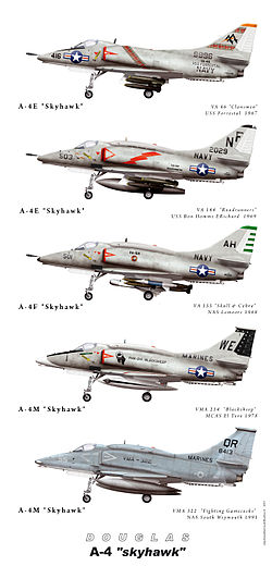 Douglas A-4 Skyhawk: Desarrollo, Diseño, Historia operacional