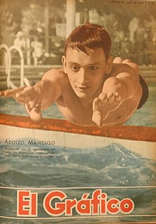 Adolfo Mancuso Argentine swimmer