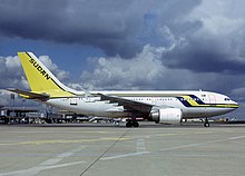 Airbus A310 de Sudan Airways en el Aeropuerto de París-Charles de Gaulle (1994)