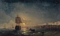 Հովհաննես Այվազովսկի, Օդեսայի նավահանգիստ, Սև ծով, 1852