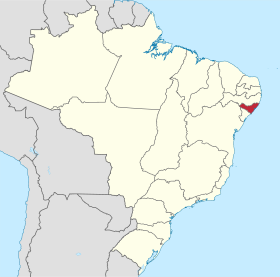 Localização de Alagoas