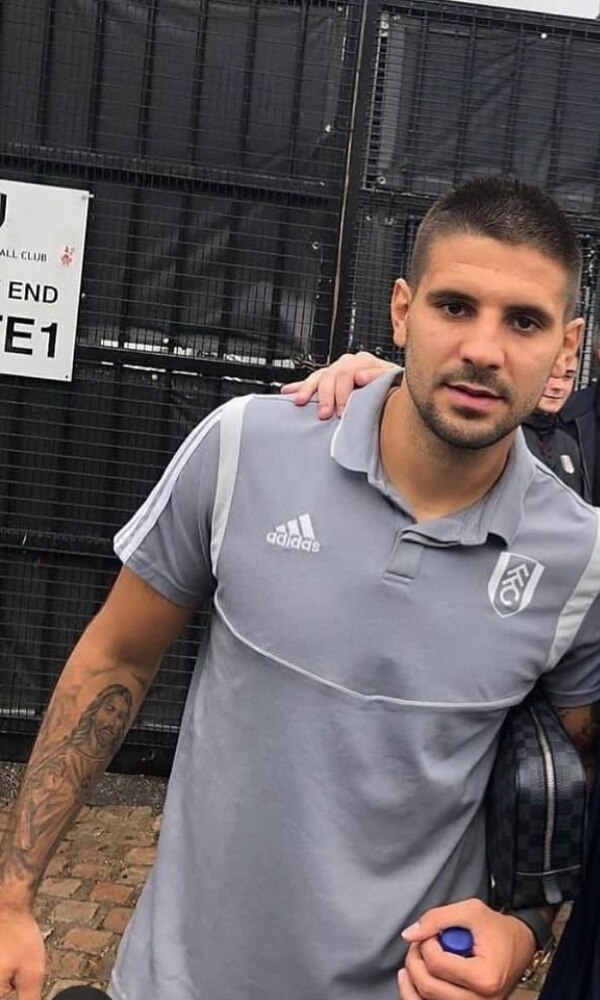 Mitrović pictured during his time at Fulham.