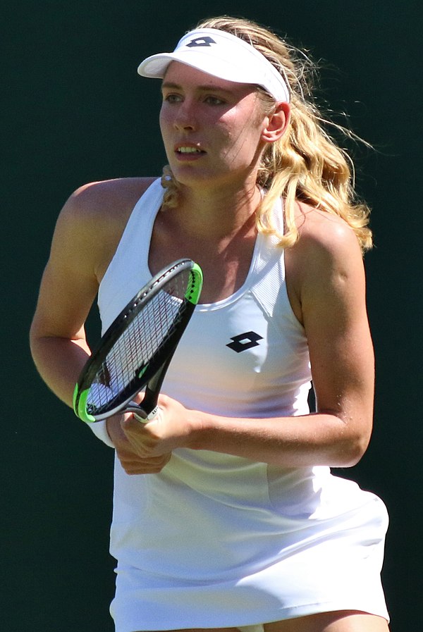 Alexandrova at the 2018 Wimbledon Championships