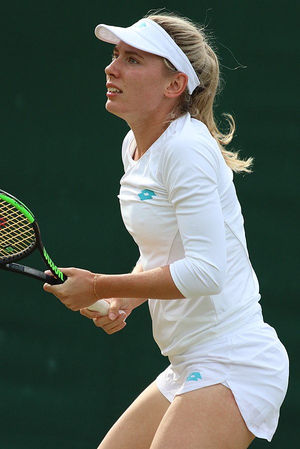 Alexandrova at the 2019 Wimbledon Championships