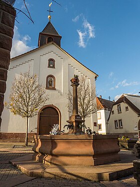 Chapel and fountain