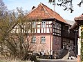 Single-storey hipped roof house