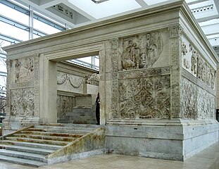 kilometer skygge log File:Ara Pacis Rom.jpg - Wikimedia Commons