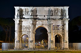 Arch of Constantine at Night (Rome).jpg