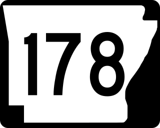<span class="mw-page-title-main">Arkansas Highway 178</span> State highway in Arkansas, United States