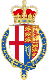 Armas de la Orden Más Noble de la Jarretera (Variante de Armas Reales) .svg