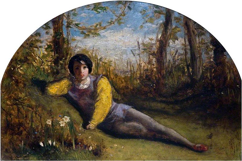 File:Arthur Hughes (1832-1915) - Study for 'The Young Poet (Portrait of the Artist)' - 1957P30 - Birmingham Museums Trust.jpg