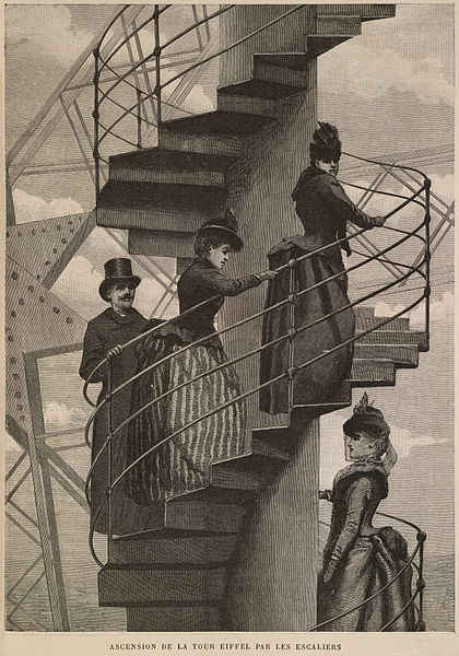 File:Ascension de la tour Eiffel par les escaliers.jpg