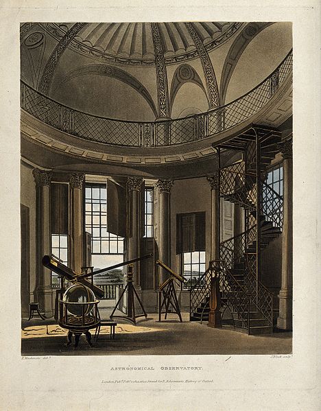 File:Astronomy; interior of the Radcliffe Observatory, Oxford. Co Wellcome V0024774.jpg