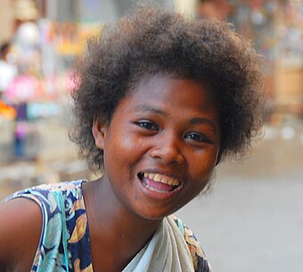 Ati woman, Philippines – the Negritos are an indigenous people of Southeast Asia.