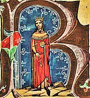 Béla II (Chronicon Pictum 114).jpg