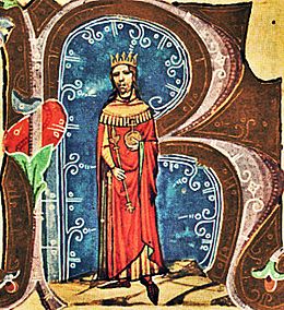 Béla II (Chronicon Pictum 114) .jpg