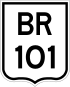 BR-101 Transcoastal Highway shield}}