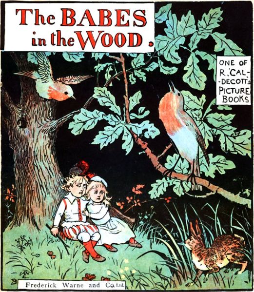 File:Babes in the Wood - cover - illustrated by Randolph Caldecott - Project Gutenberg eText 19361.jpg