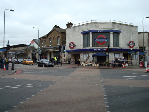 Balham station east building including shared entrance