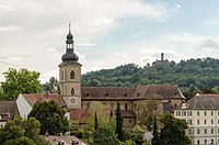 Bamberg, St. Jakob, from the north, 20150918-001.jpg